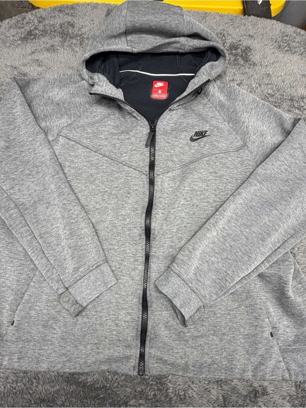 Nike Grey Full-Zip Hoodie Jacket Size Women’s 2X in good shape!